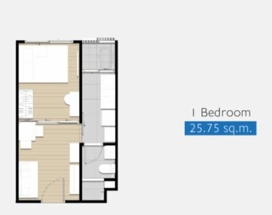 Plum Condo Sukhumvit 97/1 : พลัมคอนโด สุขุมวิท 97/1 - Floor Plan