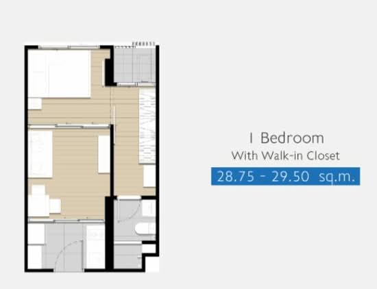 Plum Condo Sukhumvit 97/1 : พลัมคอนโด สุขุมวิท 97/1 - Floor Plan