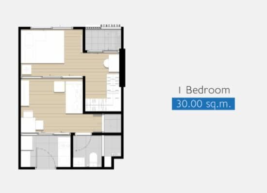 Plum Condo Sukhumvit 97/1 : พลัมคอนโด สุขุมวิท 97/1 - Floor Plan