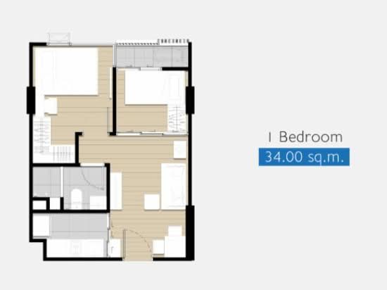 Plum Condo Sukhumvit 97/1 : พลัมคอนโด สุขุมวิท 97/1 - Floor Plan