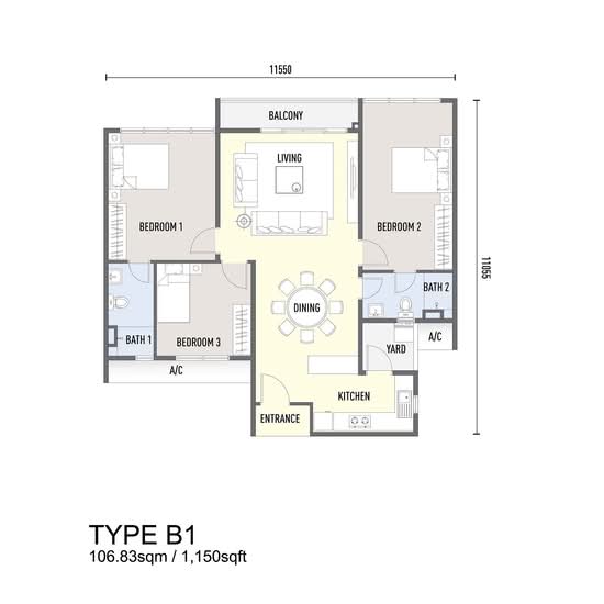 Rubica @ Harbour Place - Floor Plan - iProperty.com.my