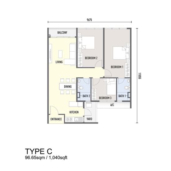 Rubica @ Harbour Place - Floor Plan - iProperty.com.my