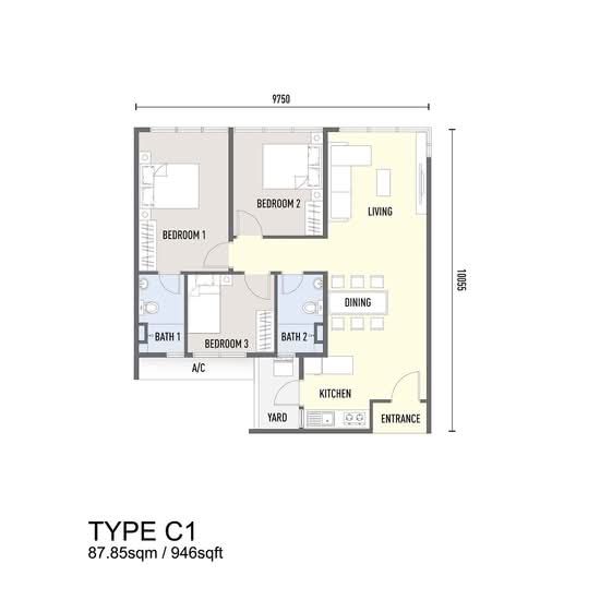Rubica @ Harbour Place - Floor Plan - iProperty.com.my