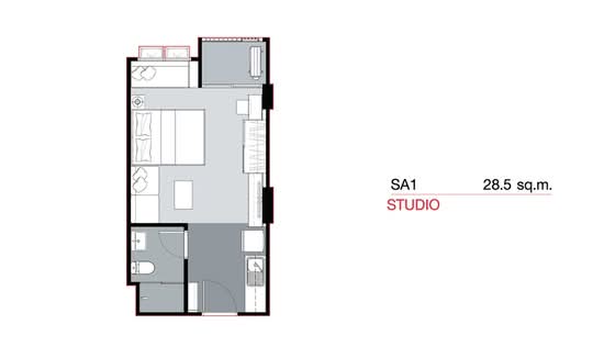 Supalai City Resort Sukhumvit 107 : ศุภาลัย ซิตี้ รีสอร์ท สุขุมวิท 107 - Floor Plan