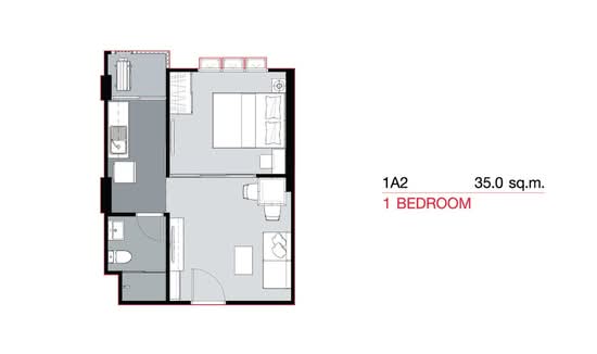 Supalai City Resort Sukhumvit 107 : ศุภาลัย ซิตี้ รีสอร์ท สุขุมวิท 107 - Floor Plan