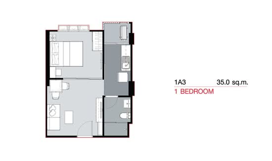 Supalai City Resort Sukhumvit 107 : ศุภาลัย ซิตี้ รีสอร์ท สุขุมวิท 107 - Floor Plan