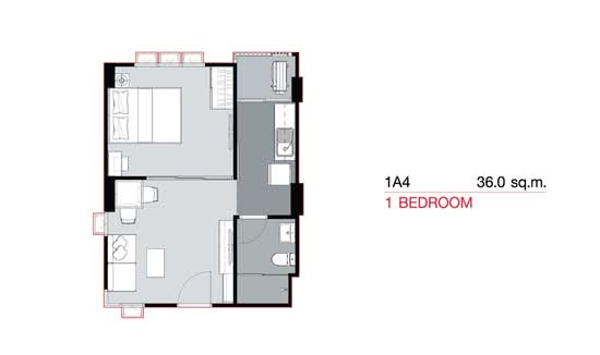 Supalai City Resort Sukhumvit 107 : ศุภาลัย ซิตี้ รีสอร์ท สุขุมวิท 107 - Floor Plan
