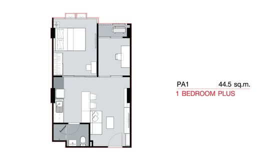 Supalai City Resort Sukhumvit 107 : ศุภาลัย ซิตี้ รีสอร์ท สุขุมวิท 107 - Floor Plan