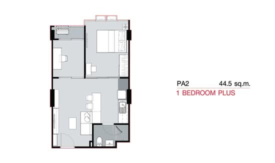 Supalai City Resort Sukhumvit 107 : ศุภาลัย ซิตี้ รีสอร์ท สุขุมวิท 107 - Floor Plan