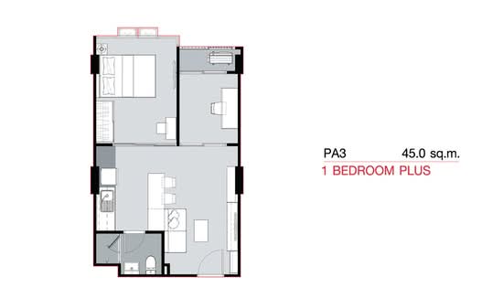 Supalai City Resort Sukhumvit 107 : ศุภาลัย ซิตี้ รีสอร์ท สุขุมวิท 107 - Floor Plan
