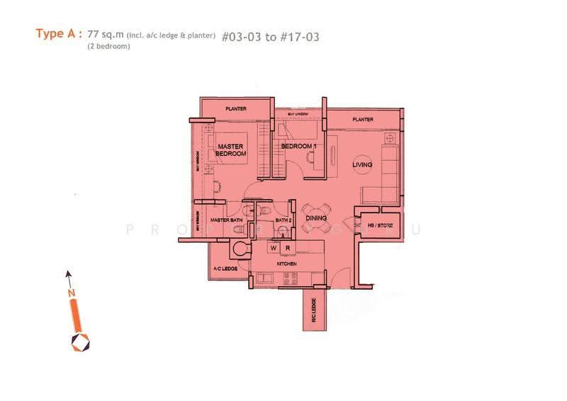 City Edge, 18 Moulmein Rise, Newton / Novena, 2 Bedrooms, 829 sqft, Apartment For Sale, by Peck (Cheng Hwee Peck), 500282769 - 2D - PropertyGuru.com.sg
