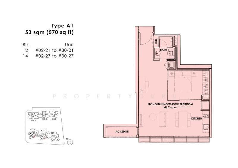 City Square Residences, 14 Kitchener Link, Farrer Park / Serangoon Rd, 1 Bedroom, 570 sqft, Condominium For Rent, by Tim Ong, 20024692 - 2D - PropertyGuru.com.sg