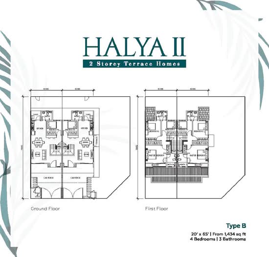 Halya 2 @ Daunan Worldwide - Floor Plan - iProperty.com.my