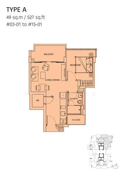 City Suites, 235 Balestier Road, Balestier / Toa Payoh, 1 Bedroom, 527 sqft, Condominium For Sale, by Kenix Chong, 500274073 - 2D - PropertyGuru.com.sg