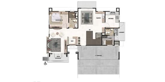 Perfect Residence Sukhumvit 77-Suvarnabhumi : เพอร์เฟค เรสซิเดนซ์ สุขุมวิท 77-สุวรรณภูมิ - Floor Plan