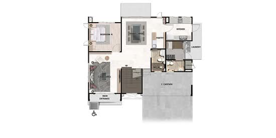 Perfect Residence Sukhumvit 77-Suvarnabhumi : เพอร์เฟค เรสซิเดนซ์ สุขุมวิท 77-สุวรรณภูมิ - Floor Plan
