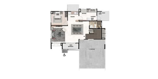Perfect Residence Sukhumvit 77-Suvarnabhumi : เพอร์เฟค เรสซิเดนซ์ สุขุมวิท 77-สุวรรณภูมิ - Floor Plan