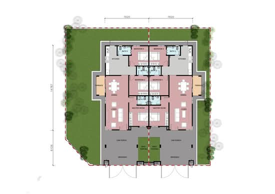 Rumah Berkembar Baru @ Kg Lombong - Floor Plan - iProperty.com.my