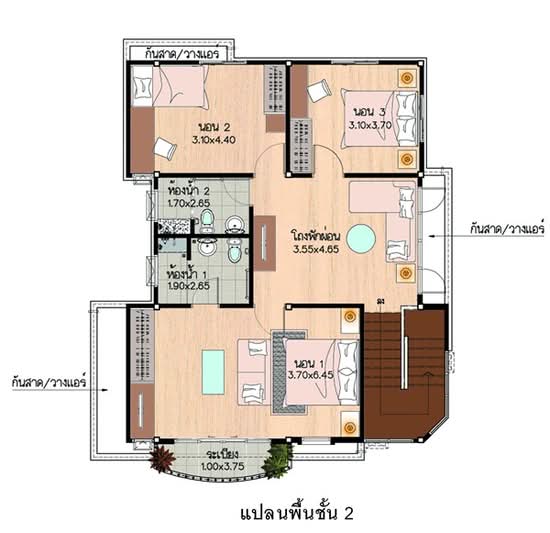 Supalai Ville Sukhumvit-Phraeksa : ศุภาลัย วิลล์ สุขุมวิท-แพรกษา - Floor Plan