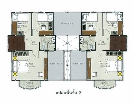 Supalai Ville Sukhumvit-Phraeksa : ศุภาลัย วิลล์ สุขุมวิท-แพรกษา - Floor Plan