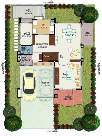Supalai Park Ville Romklao-Suvarnabhumi : ศุภาลัย พาร์ควิลล์ ร่มเกล้า-สุวรรณภูมิ - Floor Plan