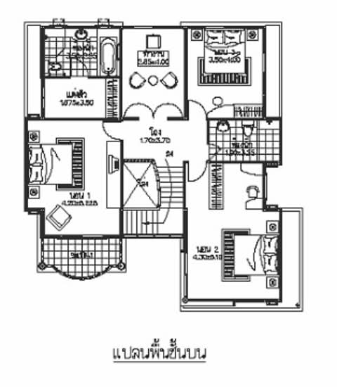 Supalai Park Ville Romklao-Suvarnabhumi : ศุภาลัย พาร์ควิลล์ ร่มเกล้า-สุวรรณภูมิ - Floor Plan