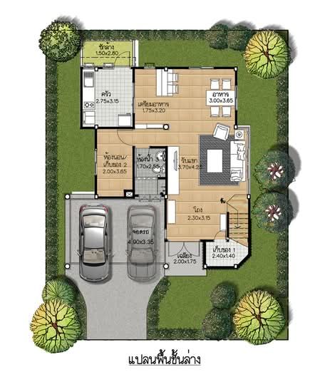 Supalai Park Ville Romklao-Suvarnabhumi : ศุภาลัย พาร์ควิลล์ ร่มเกล้า-สุวรรณภูมิ - Floor Plan