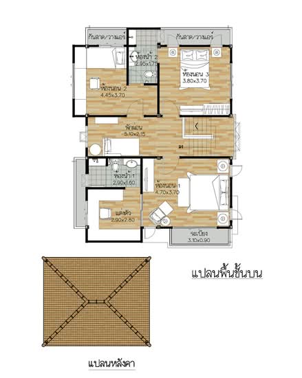 Supalai Park Ville Romklao-Suvarnabhumi : ศุภาลัย พาร์ควิลล์ ร่มเกล้า-สุวรรณภูมิ - Floor Plan