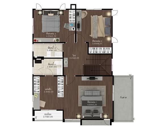 Burasiri Phaholyotin-Saimai : บุราสิริ พหลโยธิน-สายไหม - Floor Plan