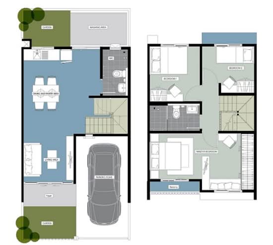 The Colors Wongwaen-Ramintra : เดอะคัลเลอร์ส วงแหวน-รามอินทรา - Floor Plan