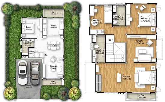 Supalai Park Ville Pinklao-Kanchana - Floor Plan