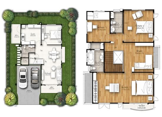 Supalai Park Ville Pinklao-Kanchana - Floor Plan