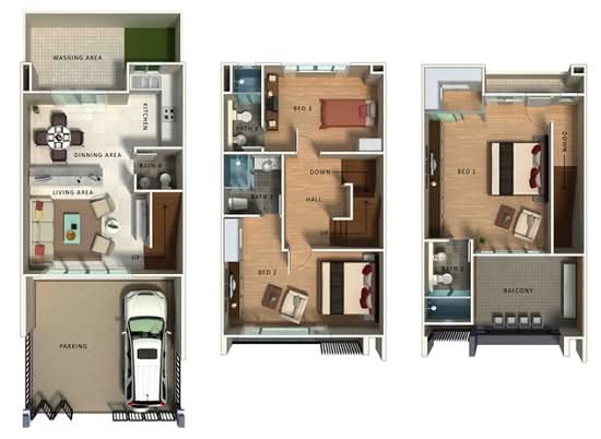 The Exclusive Wongwaen - Ramintra : ดิ เอ็กซ์คลูซีฟ วงแหวน - รามอินทรา - Floor Plan