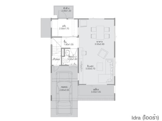 Pruklada Bangyai : พฤกษ์ลดา บางใหญ่ - Floor Plan