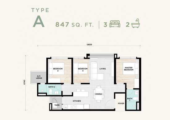 Dwitara Residences Tower 2 @ Surya PJ South - Floor Plan