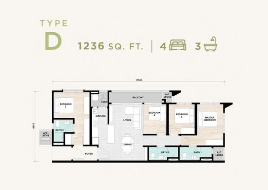 Dwitara Residences Tower 2 @ Surya PJ South - Floor Plan