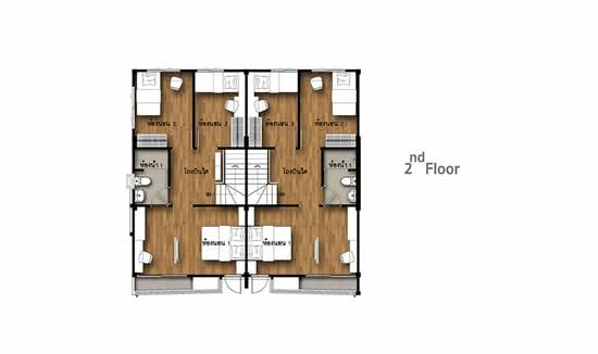 Supalai Pride Bangna-Lat Krabang : ศุภาลัย ไพรด์ บางนา-ลาดกระบัง - Floor Plan