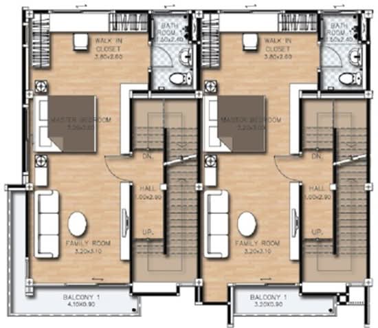Nirvana Cluster Ramkhamhaeng : เนอวานา คลัสเตอร์ รามคำแหง - Floor Plan