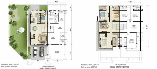 Hijauan Valdor - Floor Plan - iProperty.com.my