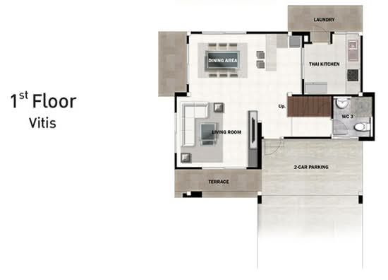 Perfect Place Rattanathibet - Floor Plan