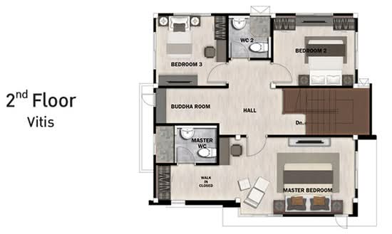 Perfect Place Rattanathibet - Floor Plan