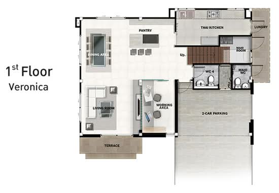 Perfect Place Rattanathibet - Floor Plan