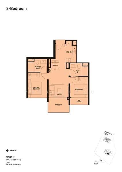 The Clement Canopy, 18 Clementi Avenue 1, Buona Vista / West Coast / Clementi New Town, 2 Bedrooms, 710 sqft, Condominium For Sale, by Joy Wong, 500236631 - 2D - PropertyGuru.com.sg