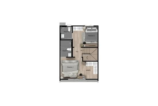 Siri Place Rangsit-Klong 2 : สิริ เพลส รังสิต-คลอง 2 - Floor Plan