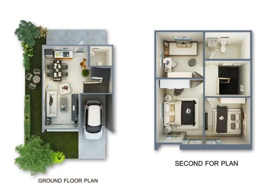 Baan Pruksa Rangsit-Klong 7 : บ้านพฤกษา รังสิต-คลอง 7 - Floor Plan