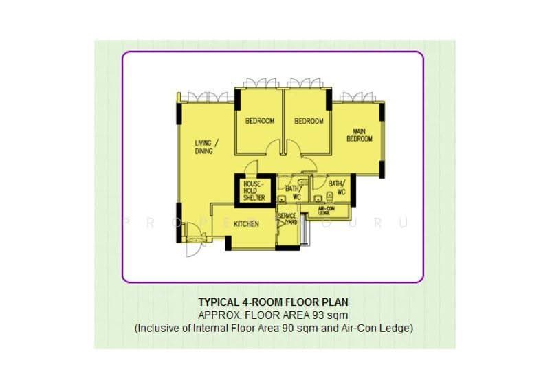 442B Fajar Road, 442B Fajar Road, Dairy Farm / Bukit Panjang / Choa Chu Kang, 3 Bedrooms, 1,001 sqft, HDB Flat For Rent, by Angelin Loh, 60135875 - 2D - PropertyGuru.com.sg