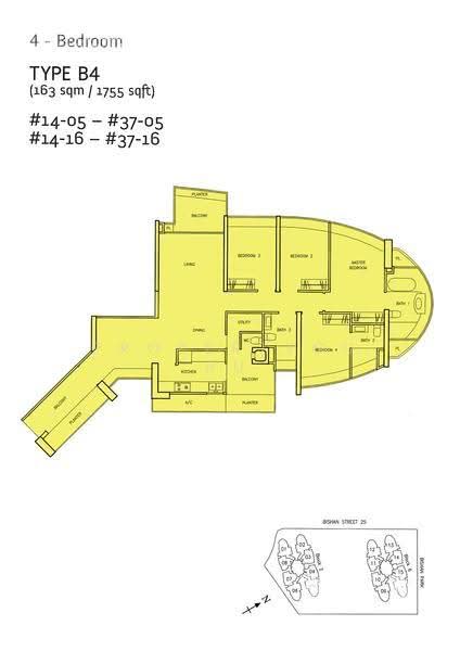Clover By The Park, 6 Bishan Street 25, Ang Mo Kio / Bishan / Thomson, 4 Bedrooms, 1,755 sqft, Condominium For Rent, by Anthea Yeo 杨丽娇, 500278897 - 2D - PropertyGuru.com.sg