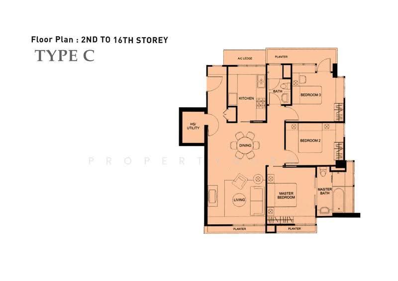 Clydes Residence, 78 Mergui Road, Farrer Park / Serangoon Rd, 2 Bedrooms, 1,021 sqft, Apartment For Rent, by Raycher MF Lim, 10065953 - 2D - PropertyGuru.com.sg
