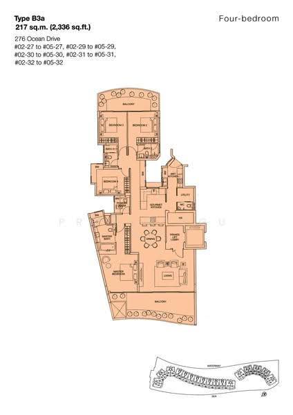 The Coast at Sentosa Cove, 276 Ocean Drive, Harbourfront / Telok Blangah, 4 Bedrooms, 2,336 sqft, Condominium For Rent, by Elvin Chua, 500173963 - 2D - PropertyGuru.com.sg