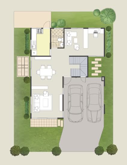 Home Place The Park Wongwan – Rama 9 - Floor Plan